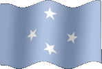 Large still flag of Micronesia, Federated States of