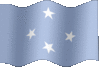 Animated Micronesia, Federated States of flags