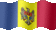 Small still flag of Moldova