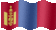 Small animated flag of Mongolia
