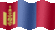 Small still flag of Mongolia