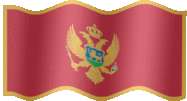 Large animated flag of Montenegro
