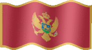 Large still flag of Montenegro