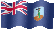 Large animated flag of Montserrat
