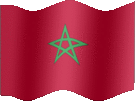 Large still flag of Morocco