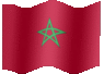 Medium animated flag of Morocco
