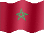 Animated Morocco flags