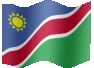 Medium animated flag of Namibia