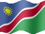 Medium still flag of Namibia