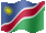Small animated flag of Namibia