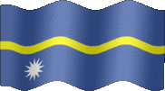 Large still flag of Nauru