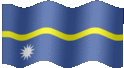 Medium animated flag of Nauru