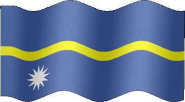 Extra Large still flag of Nauru
