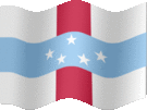 Large still flag of Netherlands Antilles