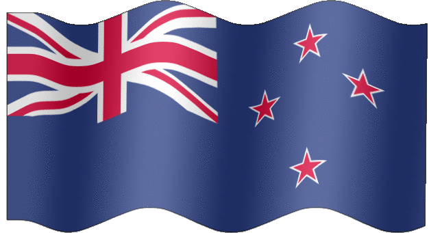 Very Big animated flag of New Zealand