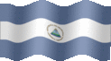 Animated Nicaragua flags