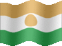 Medium still flag of Niger