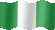 Small still flag of Nigeria