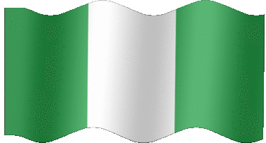 Extra Large animated flag of Nigeria