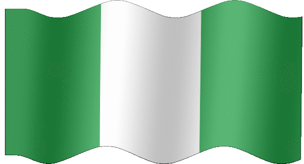 Very Big animated flag of Nigeria