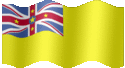 Medium animated flag of Niue
