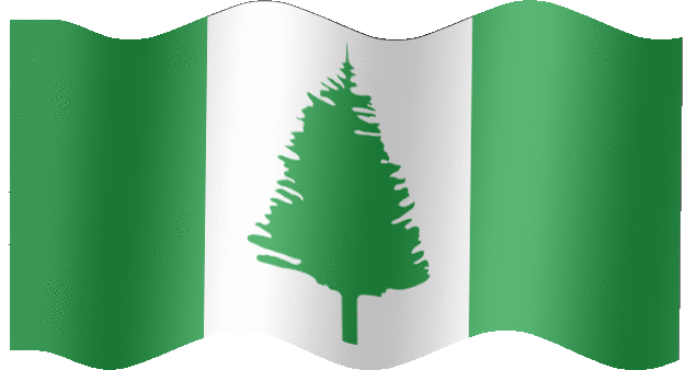 Very Big animated flag of Norfolk Island