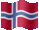 Small animated flag of Norway