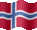 Small still flag of Norway