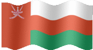Large animated flag of Oman