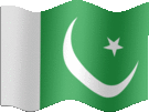 Large still flag of Pakistan