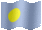 Small animated flag of Palau
