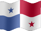 Large still flag of Panama