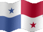 Animated Panama flags