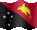 Small still flag of Papua New Guinea
