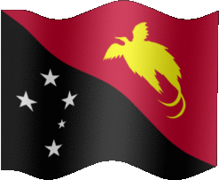 Extra Large still flag of Papua New Guinea