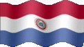 Animated Paraguay flags
