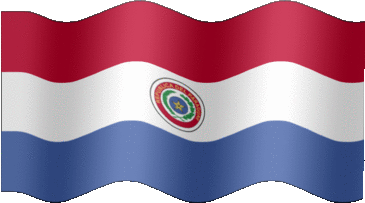 Extra Large still flag of Paraguay