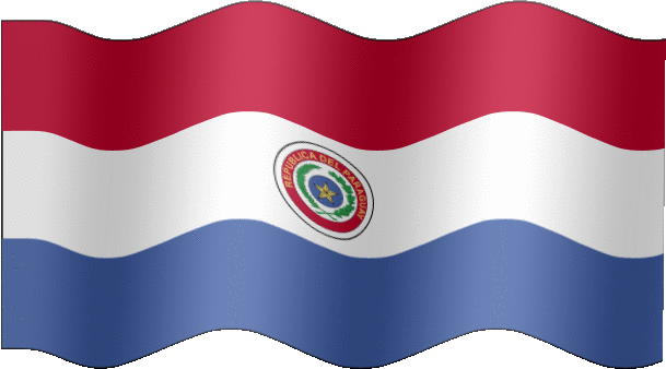 Very Big still flag of Paraguay