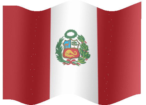 Very Big animated flag of Peru