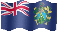 Large animated flag of Pitcairn Islands