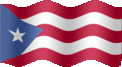 Animated Puerto Rico flags