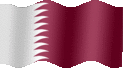 Animated Qatar flags