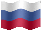 Large animated flag of Russia