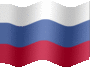 Animated Russia flags