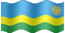 Medium animated flag of Rwanda