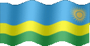 Animated Rwanda flags