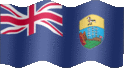 Animated Saint Helena flags