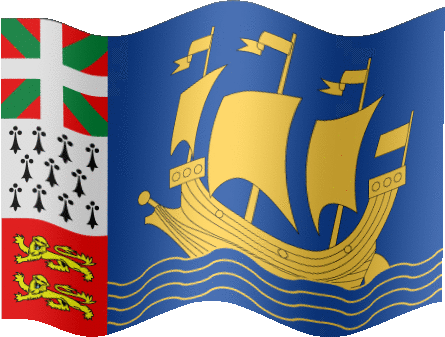 Very Big still flag of Saint Pierre and Miquelon