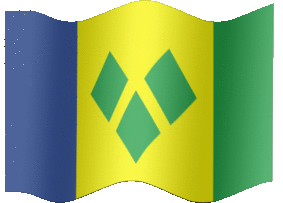 Extra Large animated flag of Saint Vincent and the Grenadines