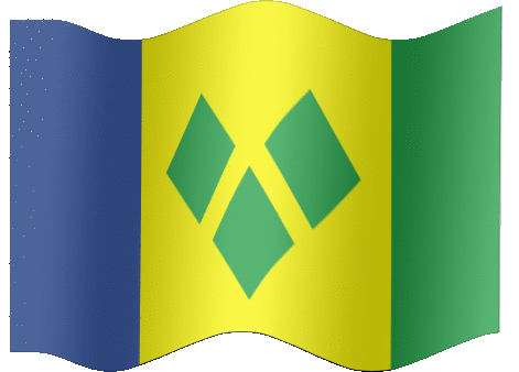Very Big animated flag of Saint Vincent and the Grenadines